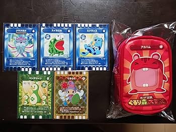 ぐるり森のケース Amazon.co.jp: ぐるり森 カードケース 赤 バッジ3個 キラ5枚